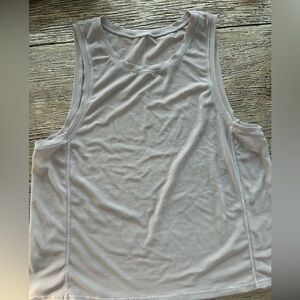 Lululemon mesh grey tank size 6